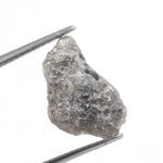grey color raw rough diamond engagement rings