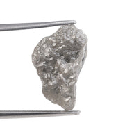 grey color raw rough diamond engagement rings