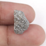grey color raw rough diamond engagement rings