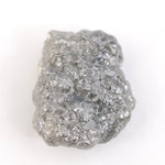grey color vintage old mine cut rough diamond