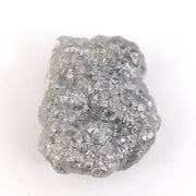 grey color vintage old mine cut rough diamond