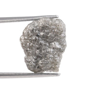 grey color vintage old mine cut rough diamond
