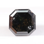 High-quality natural diamond with asscher cut design, displaying brilliance, fire, and natural inclusions. This image helps identify differences between lab grown and natural diamonds