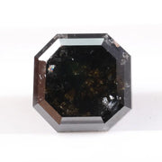 High-quality natural diamond with asscher cut design, displaying brilliance, fire, and natural inclusions. This image helps identify differences between lab grown and natural diamonds