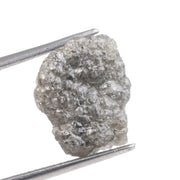 grey color vintage old mine cut rough diamond