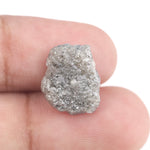 grey color vintage old mine cut rough diamond