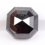 High-quality natural diamond with asscher cut design, displaying brilliance, fire, and natural inclusions. This image helps identify differences between lab grown and natural diamonds