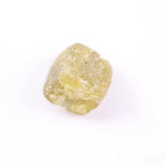 2.46 Ct Natural Yellow Rough Diamond – Uncut Raw Cube Earth Mined Fancy Shape Loose Rustic Diamond for Jewelry