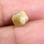 2.46 Ct Natural Yellow Rough Diamond  Uncut Raw Earth Mined  Diamond for Jewelry