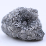 Natural gray rough diamond loose uncut crystal with raw texture