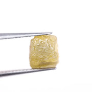 2.46 Ct Natural Yellow Rough Diamond  Uncut Raw Earth Mined  Diamond for Jewelry