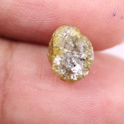 3.12 Ct Natural Yellow Rough Diamond Raw Uncut Loose Earth Mined Rustic Diamond for Jewelry
