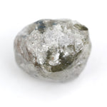 grey color old mine natural rough diamond ring