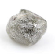 grey color old mine natural rough diamond ring