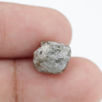 grey color old mine natural rough diamond ring