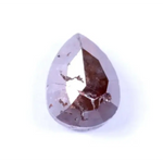 1.13 Ct pear shaped rose cut natural loose diamond for engagement ring and custom jewelry