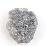 grey color rough diamond and grey diamond gemstone