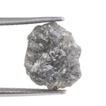 grey color rough diamond and grey diamond gemstone