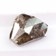 1.14 Ct luxury coffin cut natural brown diamond, earth mined loose stone with warm natural tone