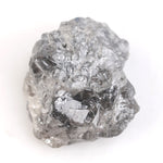 grey color excellent vs ideal cut rough diamond and large rose cut diamond