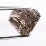 1.14 Ct luxury coffin cut natural brown diamond, earth mined loose stone with warm natural tone