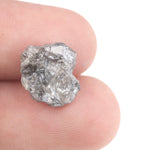 grey color excellent vs ideal cut rough diamond and large rose cut diamond