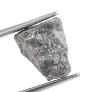 grey color rough old mine diamond and old mine cut diamond