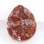 Natural 2.20 carat pear cut red diamond loose antique cut fancy color diamond for custom ring