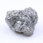 Uncut gray diamond rough, natural raw diamond stone for unique engagement ring design