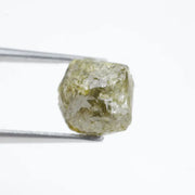 natural diamond raw yellow diamond in rock and rough diamond rocks