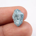 raw diamond identification and rough diamond crystal before cutting process blue rough diamond 