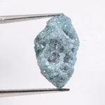 raw diamond identification and rough diamond crystal before cutting process blue rough diamond 