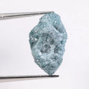 raw diamond identification and rough diamond crystal before cutting process blue rough diamond 