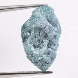 raw diamond identification and rough diamond crystal before cutting process blue rough diamond 