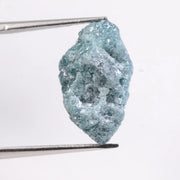 raw diamond identification and rough diamond crystal before cutting process blue rough diamond 