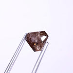 1.40 Ct natural coffin shape brown diamond, natural coffin cut diamond, brown diamonds natural, natural diamond clarity chart.