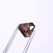 1.40 Ct natural coffin shape brown diamond, natural coffin cut diamond, brown diamonds natural, natural diamond clarity chart.