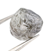 grey color diamond in the rough and crystal diamons