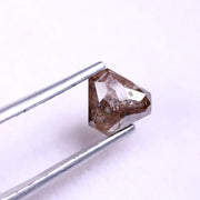 1.40 Ct natural coffin shape brown diamond, natural coffin cut diamond, brown diamonds natural, natural diamond clarity chart.