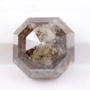 Natural diamond ring featuring uncut and polished elements, highlighting what colors diamonds come in naturally.
