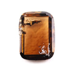 0.82 Ct brown Cushion cut lab grown diamond loose stone with bold geometric facets and rich fancy color sparkle for custom jewelry designs