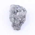 2.60 Ct grey rough diamond in its natural uncut state, highlighting pure raw luxury and organic crystalline beauty.