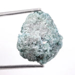 raw uncut diamond ring with rough blue diamond crystal texture natural rough diamond 