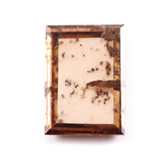 3.76 Ct brown Princess cut lab grown diamond loose stone with sharp geometric facets and rich fancy color