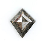 1.02 Ct Kite Cut Brown Black Grey Natural Diamond Striking Shape Elegant Loose Diamond