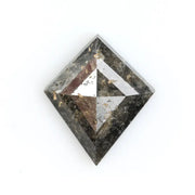 1.02 Ct Kite Cut Brown Black Grey Natural Diamond Striking Shape Elegant Loose Diamond
