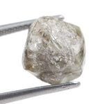 grey color excellent i3 ideal cut rough diamond and large rose cut diamond