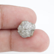 grey color excellent i3 ideal cut rough diamond and large rose cut diamond