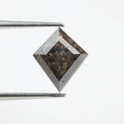1.02 Ct Kite Cut Brown Black Grey Natural Diamond Striking Shape Elegant Loose Diamond