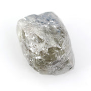 grey color loose natural rough diamond and 5.05 carat man made diamond